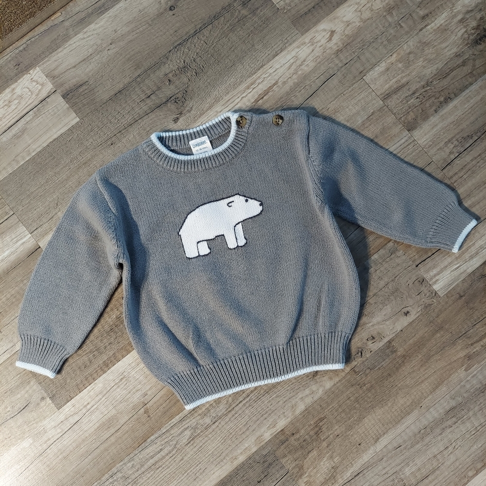Baby Kids Gymboree Polar Bear Sweater 12 18 Months